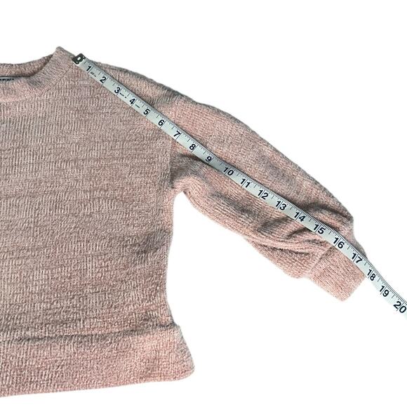 Old Navy Girls Soft Blush Pink Chenille Knit Sweater Long Sleeve Size Small 6-7 - Picture 6 of 8